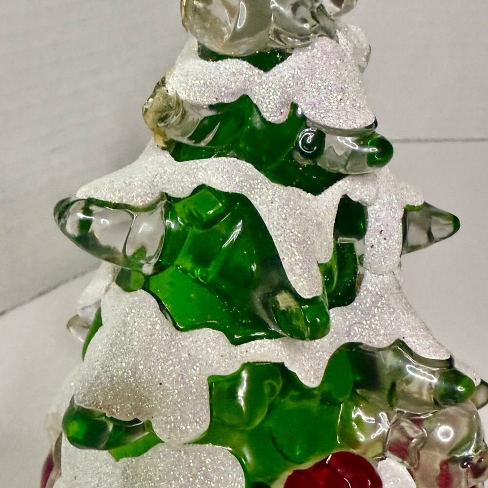 Wall light of a Christmas tree and presents with a teddy bear 6 " tall - Picture 5 of 10